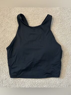 Athleta Conscious Crop Swim Top